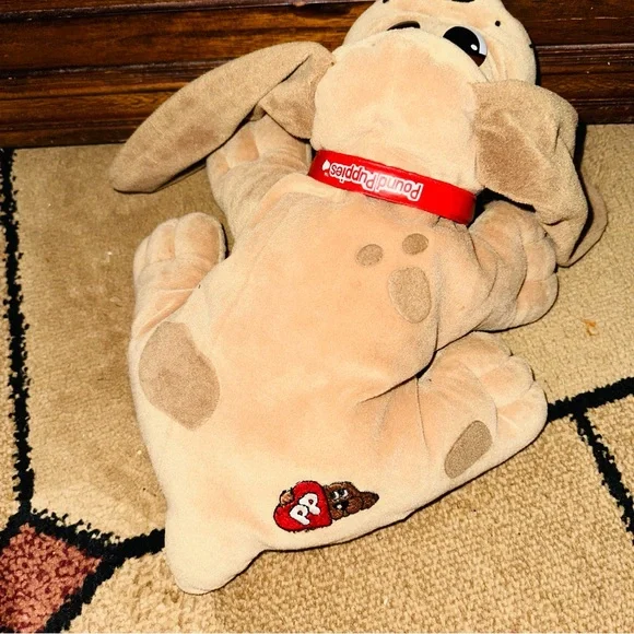 Vintage Pound Puppies 1985 Galoob Stuffed Brown Dog Puppy Retro Plush Toy - Picture 5 of 8